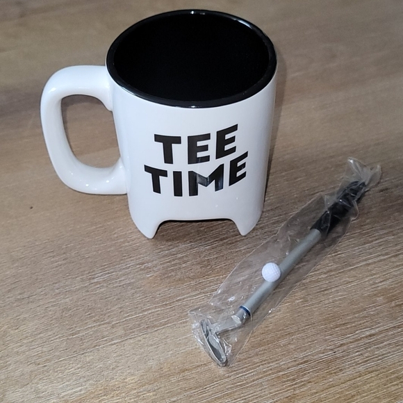 Tee Time Golf Mug – New in Box – Fun Novelty Coffee Cup Gift Set - Picture 3 of 13